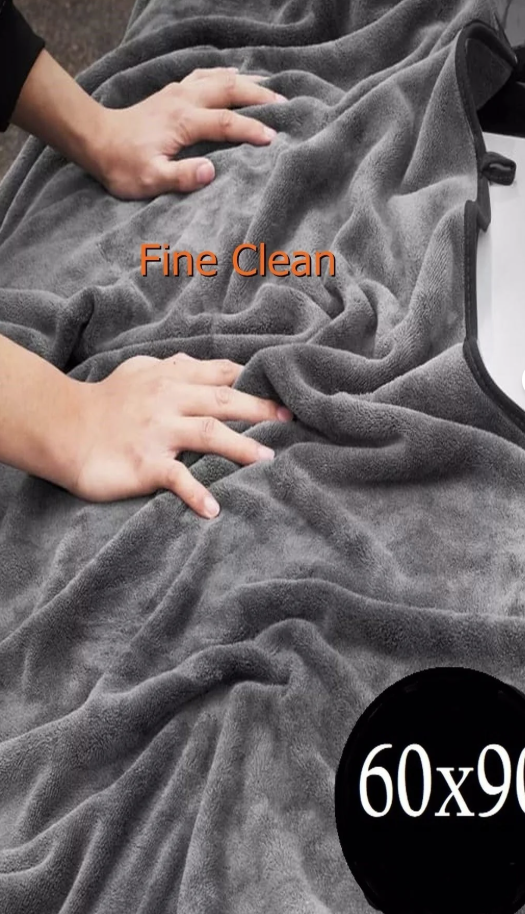 ( 90x60 Cm ) Maxi Boy Mikrofiber Oto Yıkama Ve Araba Kurulama Bezi Ekstra Su Emici